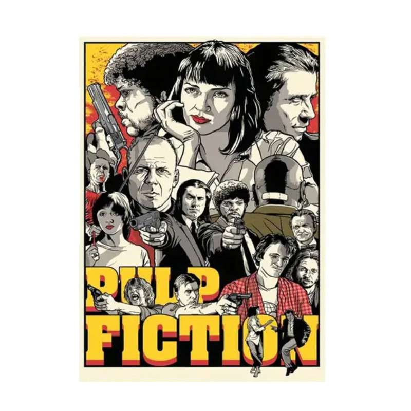 Pulp Fiction Canvas Poster (50x70cm) - 1 Piece - ملصق